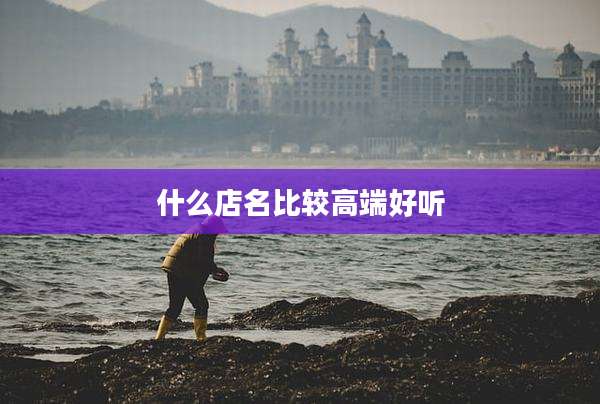 什么店名比较高端好听