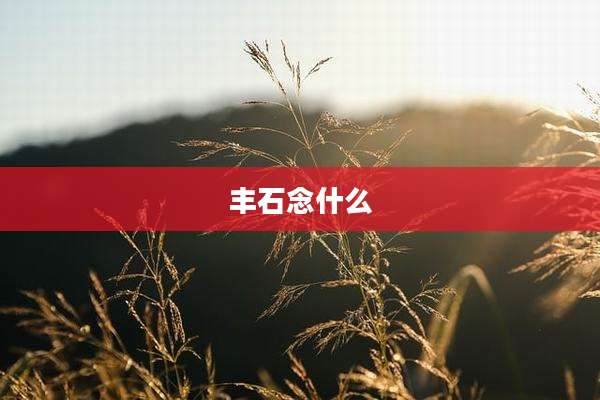 丰石念什么
