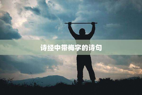 诗经中带梅字的诗句