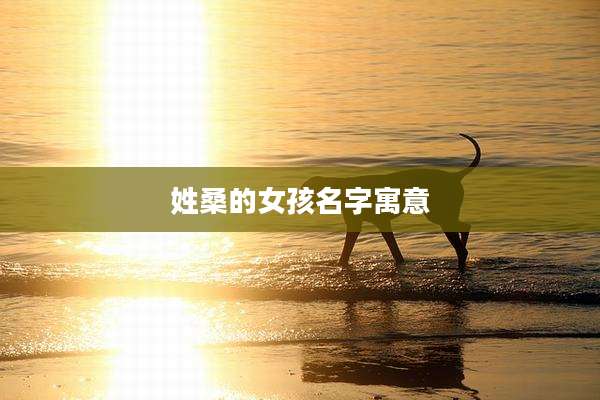 姓桑的女孩名字寓意