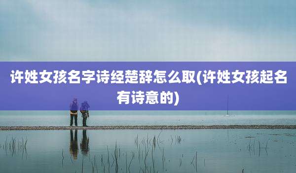 许姓女孩名字诗经楚辞怎么取(许姓女孩起名有诗意的)
