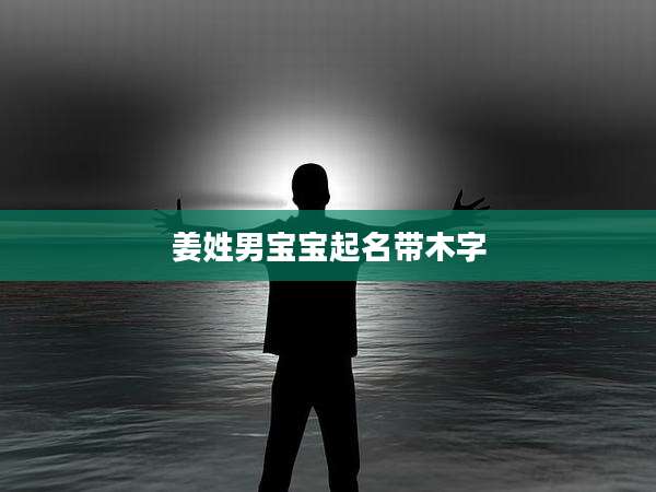 姜姓男宝宝起名带木字