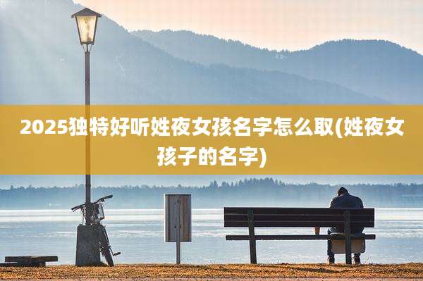 2025独特好听姓夜女孩名字怎么取(姓夜女孩子的名字)