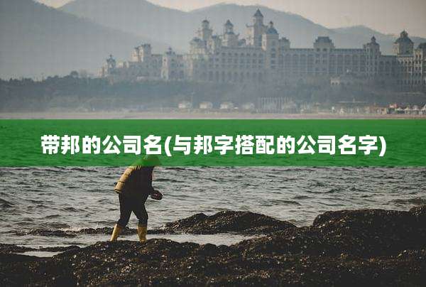 带邦的公司名(与邦字搭配的公司名字)