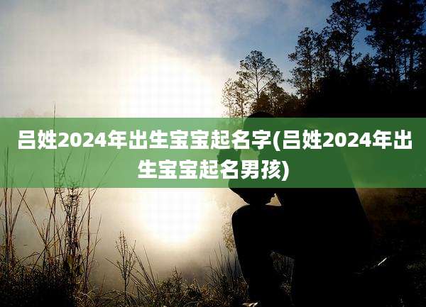 吕姓2024年出生宝宝起名字(吕姓2024年出生宝宝起名男孩)