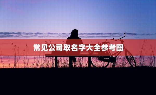 常见公司取名字大全参考图