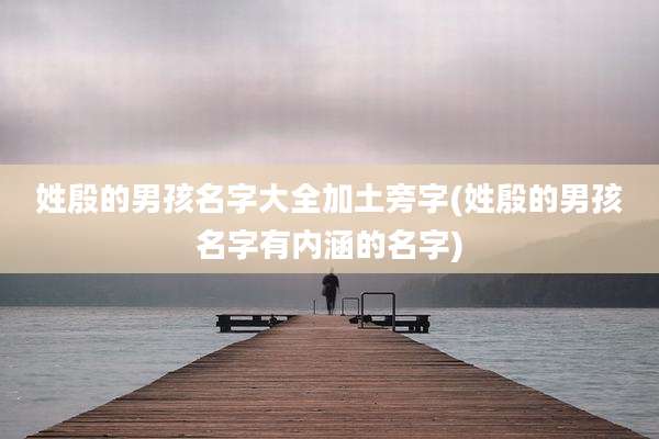 姓殷的男孩名字大全加土旁字(姓殷的男孩名字有内涵的名字)