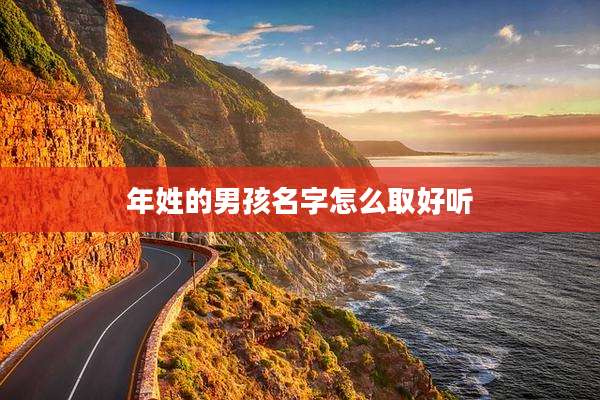 年姓的男孩名字怎么取好听