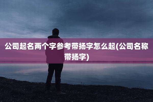 公司起名两个字参考带扬字怎么起(公司名称带扬字)