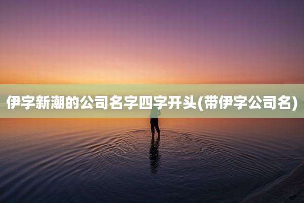 伊字新潮的公司名字四字开头(带伊字公司名)