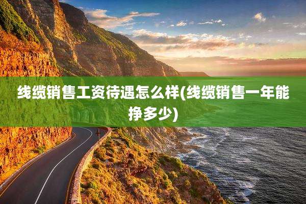线缆销售工资待遇怎么样(线缆销售一年能挣多少)