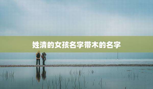 姓清的女孩名字带木的名字