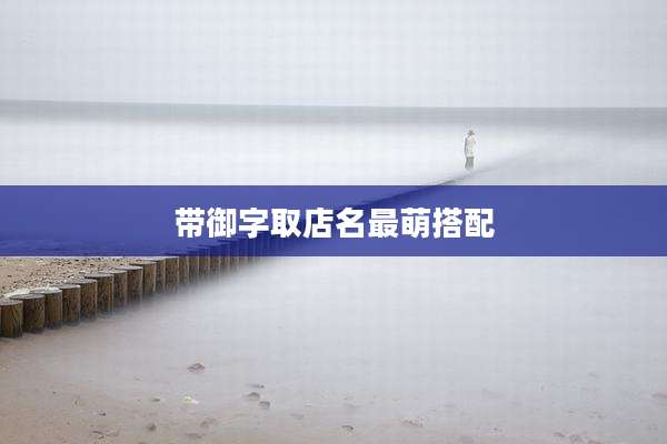 带御字取店名最萌搭配