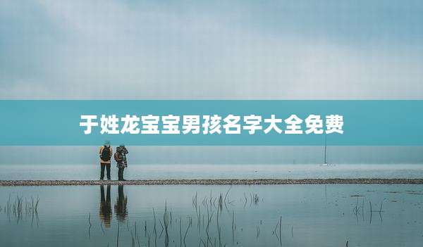 于姓龙宝宝男孩名字大全免费