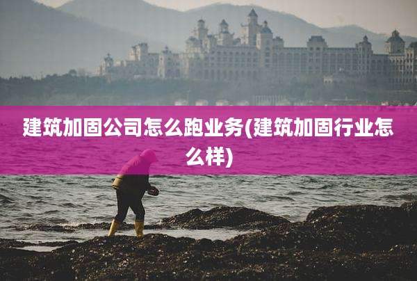 建筑加固公司怎么跑业务(建筑加固行业怎么样)