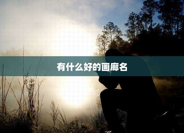 有什么好的画廊名