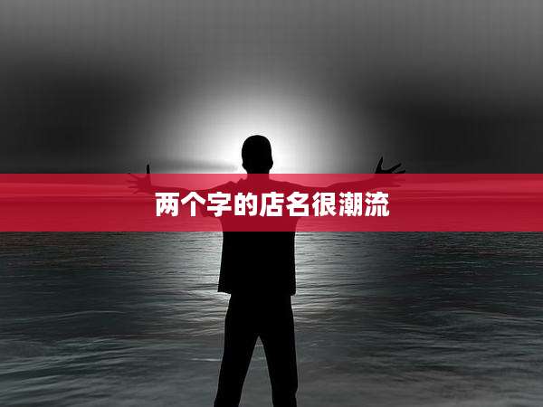两个字的店名很潮流