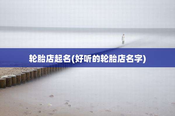 轮胎店起名(好听的轮胎店名字)