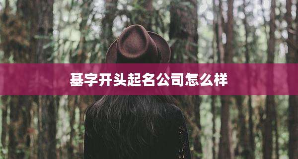 基字开头起名公司怎么样