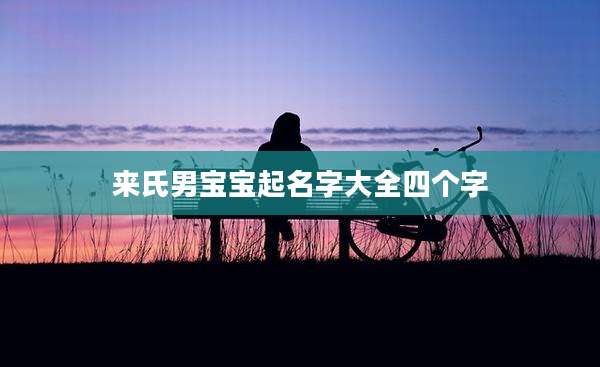 来氏男宝宝起名字大全四个字