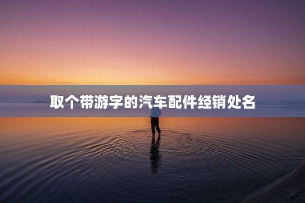 取个带游字的汽车配件经销处名