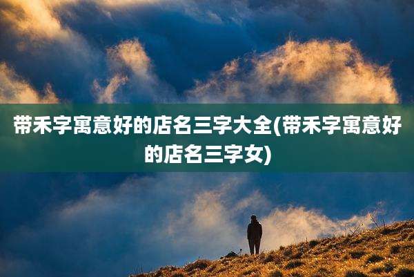 带禾字寓意好的店名三字大全(带禾字寓意好的店名三字女)