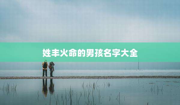 姓丰火命的男孩名字大全