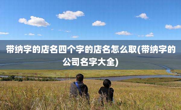 带纳字的店名四个字的店名怎么取(带纳字的公司名字大全)