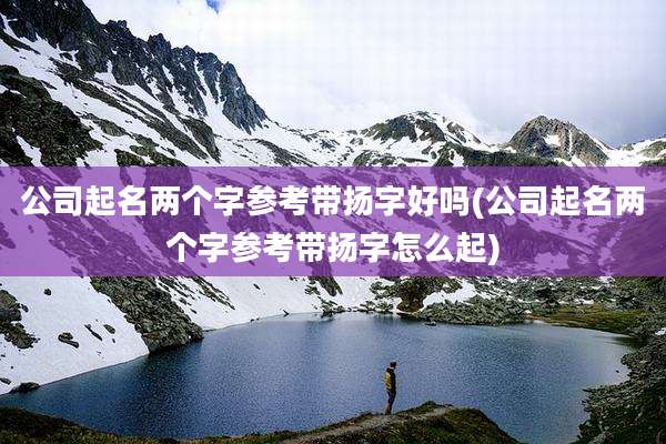 公司起名两个字参考带扬字好吗(公司起名两个字参考带扬字怎么起)