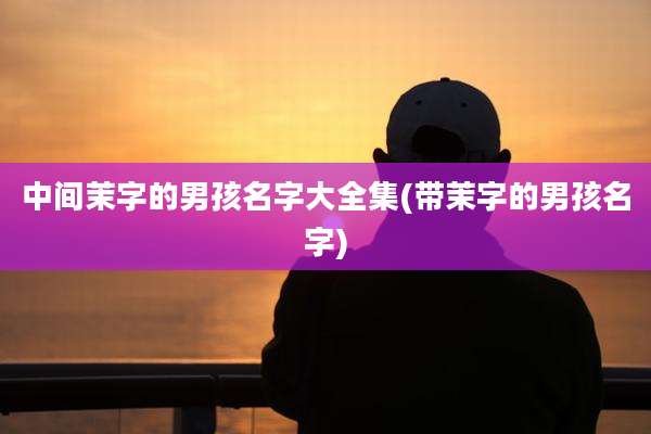 中间茉字的男孩名字大全集(带茉字的男孩名字)
