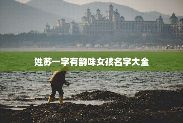 姓苏一字有韵味女孩名字大全