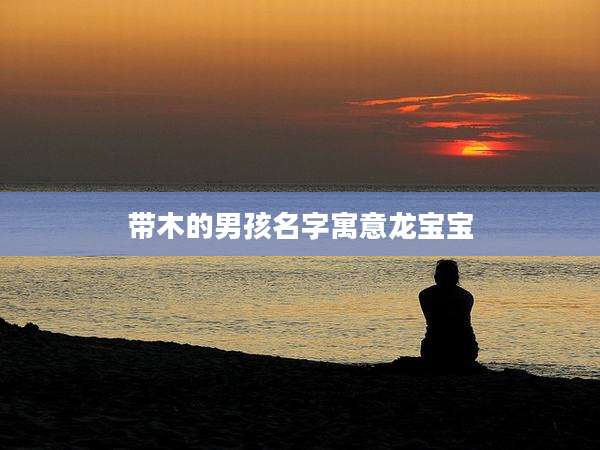 带木的男孩名字寓意龙宝宝