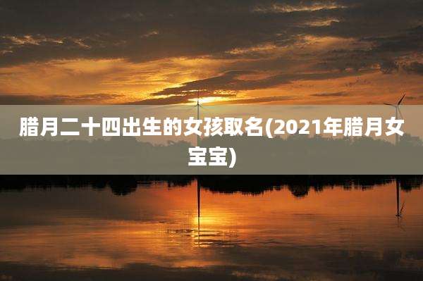 腊月二十四出生的女孩取名(2021年腊月女宝宝)