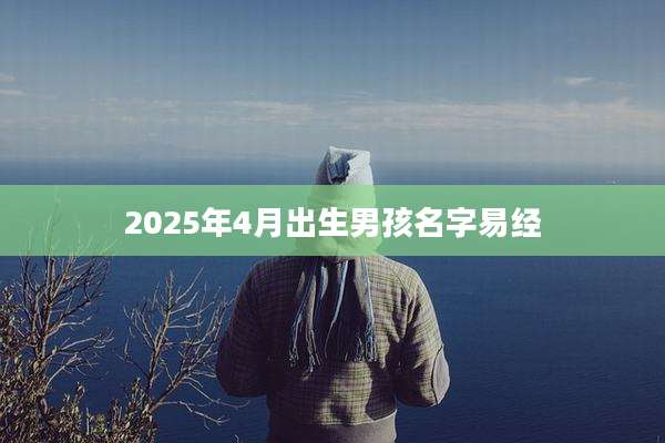 2025年4月出生男孩名字易经