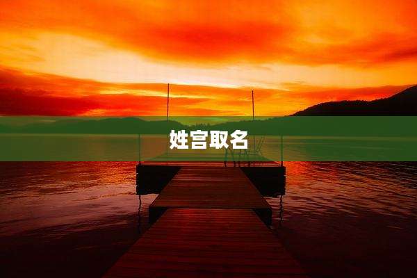 姓宫取名