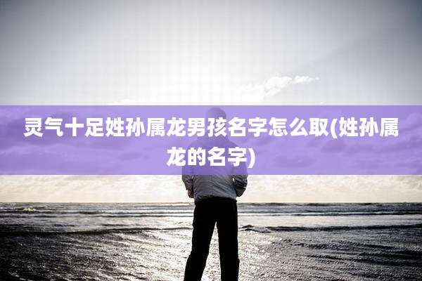 灵气十足姓孙属龙男孩名字怎么取(姓孙属龙的名字)