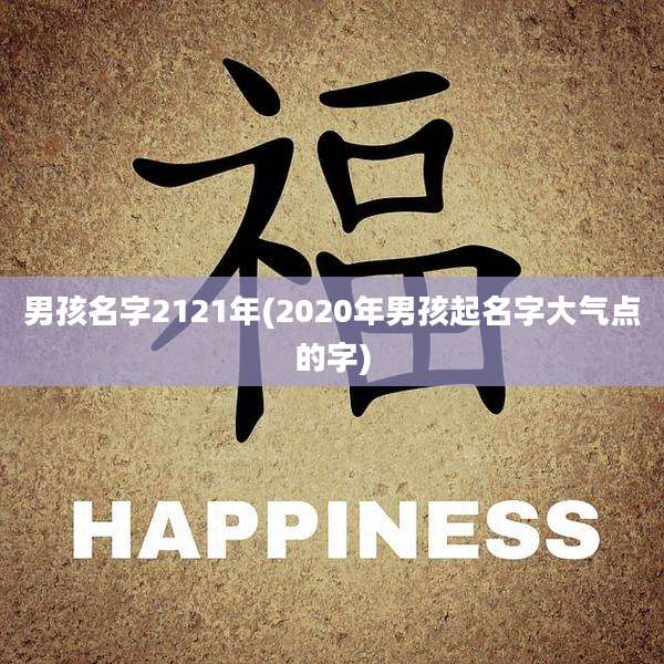 男孩名字2121年(2020年男孩起名字大气点的字)