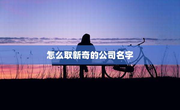 怎么取新奇的公司名字