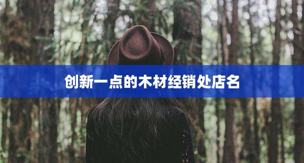 创新一点的木材经销处店名