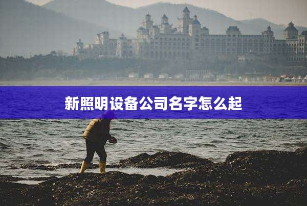 新照明设备公司名字怎么起