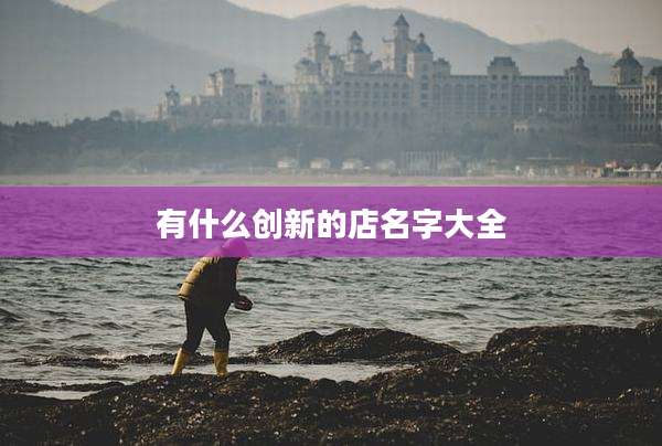 有什么创新的店名字大全