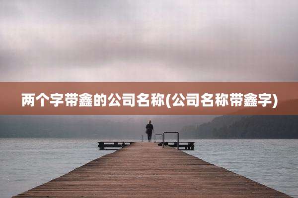 两个字带鑫的公司名称(公司名称带鑫字)