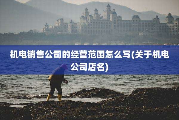 机电销售公司的经营范围怎么写(关于机电公司店名)