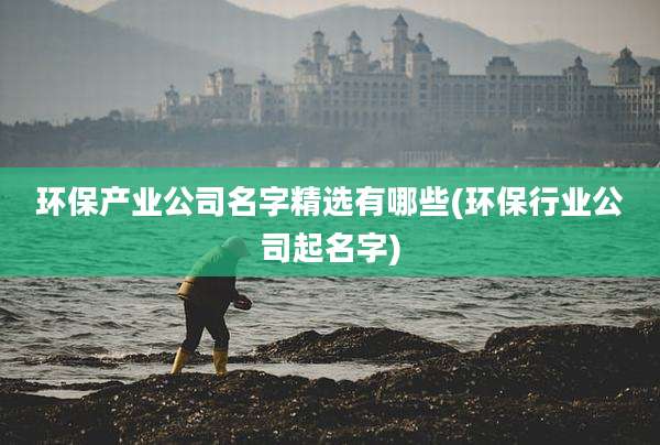 环保产业公司名字精选有哪些(环保行业公司起名字)