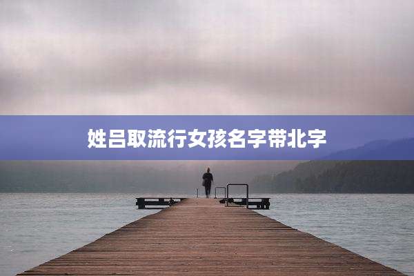 姓吕取流行女孩名字带北字