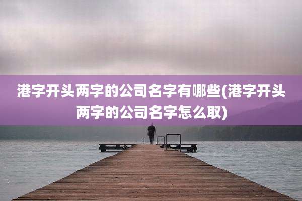 港字开头两字的公司名字有哪些(港字开头两字的公司名字怎么取)