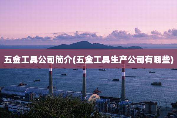 五金工具公司简介(五金工具生产公司有哪些)