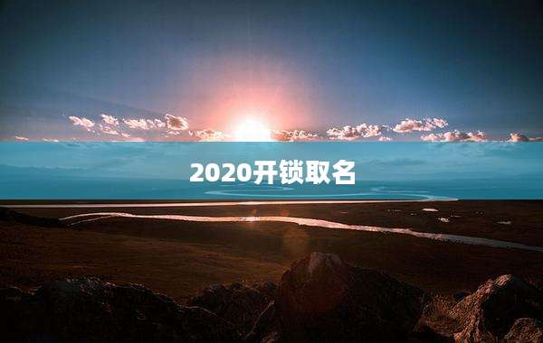 2020开锁取名