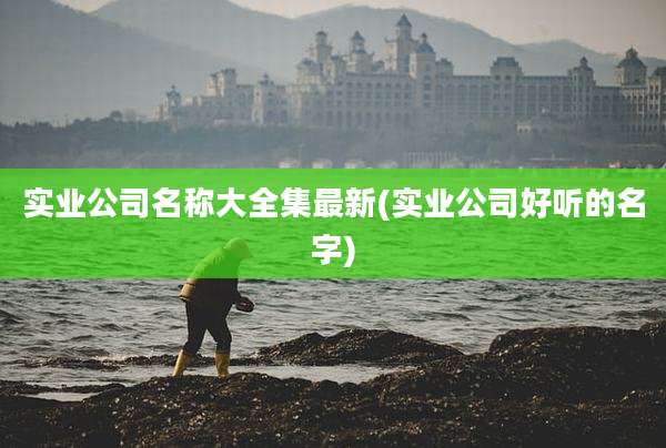 实业公司名称大全集最新(实业公司好听的名字)