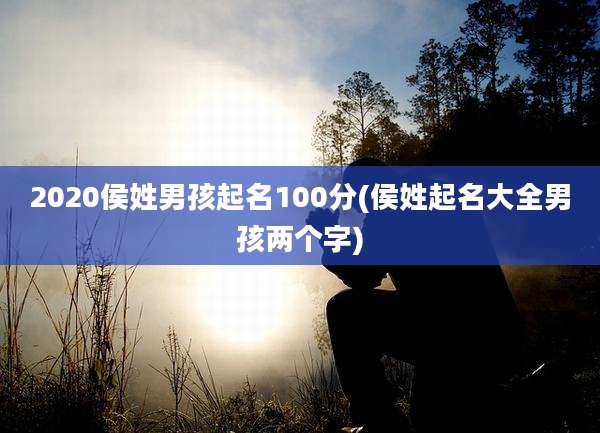 2020侯姓男孩起名100分(侯姓起名大全男孩两个字)